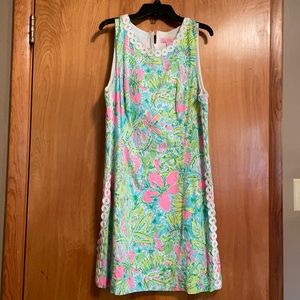 Lilly Pulitzer shift dress. Worn twice. Size 14